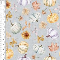 PREORDER Autumn Pumpkins Prairie Grey
