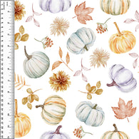 PREORDER Autumn Pumpkins on White