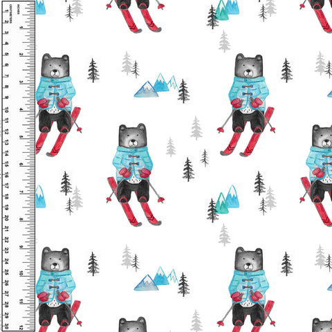 PREORDER Bears Skiing Snow