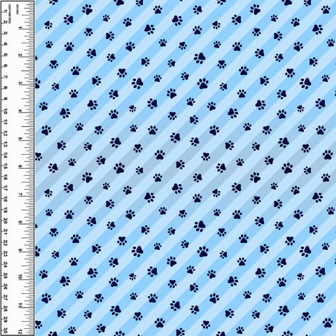 PREORDER Blue Dogs Paw Coordinate