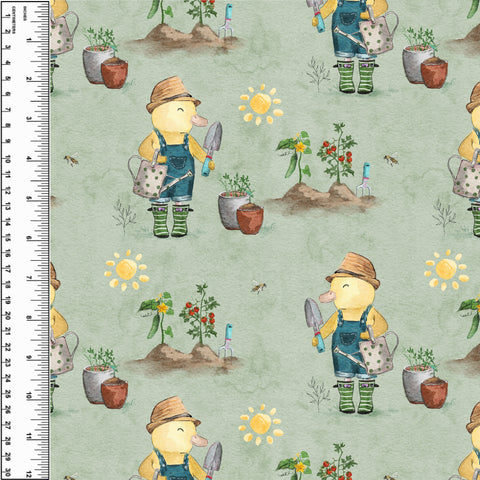 Remnant Buddy Duck Garden Floral 12” Squish