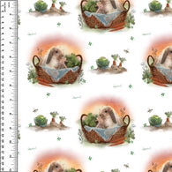 PREORDER Bunny Snuggle Baskets White