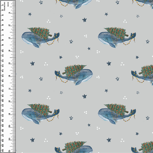 Remnant Christmas Tree Whale 14” Bamboo Spandex