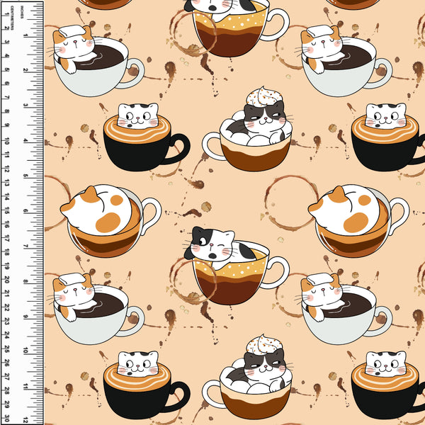 Coffee Cats PUL