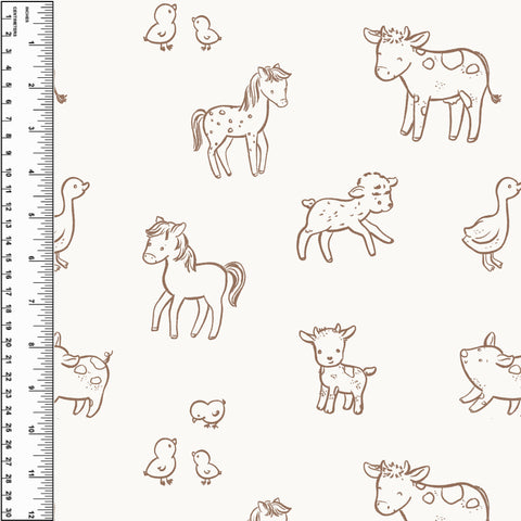 PREORDER Countryside Farm Animal Sketch