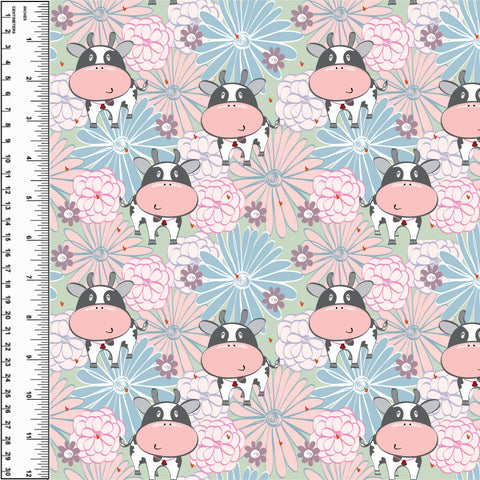 PREORDER Cow Floral