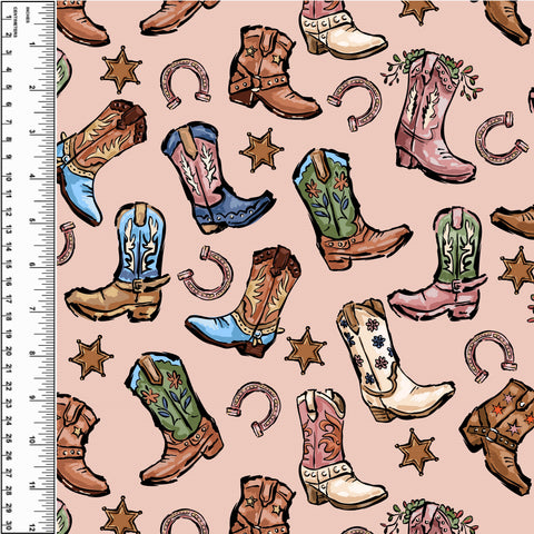 **NEW** PREORDER Cowboy Boots Pink