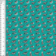 PREORDER Dinosaur Skeleton Turquoise Small Scale