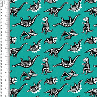 PREORDER Dinosaur Skeleton Turquoise