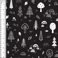 PREORDER Doodle Trees Monochrome