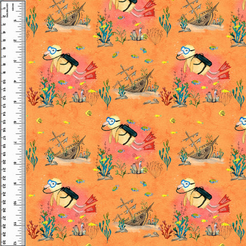 PREORDER Duck Scuba Diving Orange