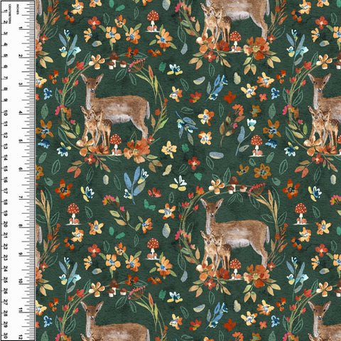 PREORDER Floral Deer Khaki