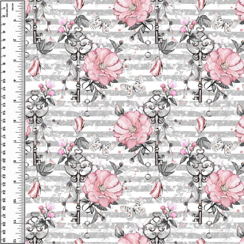 PREORDER Floral Key Stripe