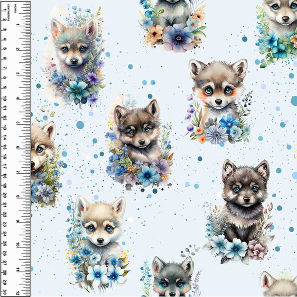 **NEW** PREORDER Floral Little Wolves