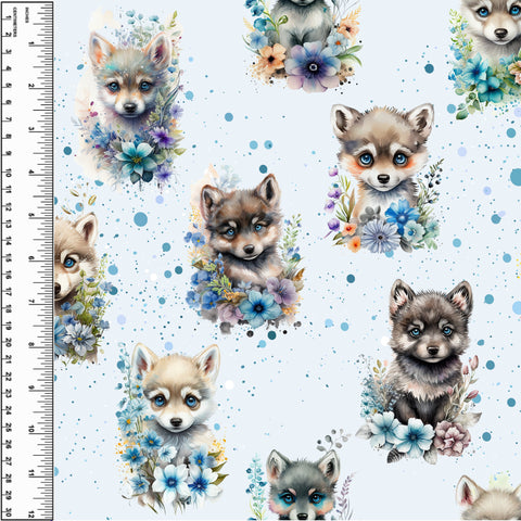 **NEW** PREORDER Floral Little Wolves