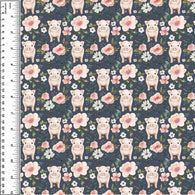 PREORDER Floral Piggies Blue Small Scale