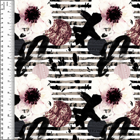 PREORDER Floral Stripe Grunge