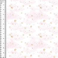 PREORDER Glitter Stars Pink Clouds