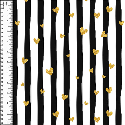PREORDER Gold Heart Stripe