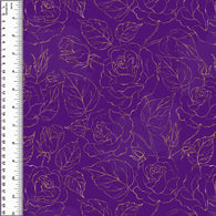 PREORDER Golden Purple Floral