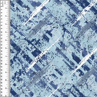 PREORDER Grunge Blue Cross Strokes