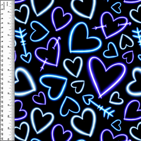 PREORDER Hearts Glow Blue