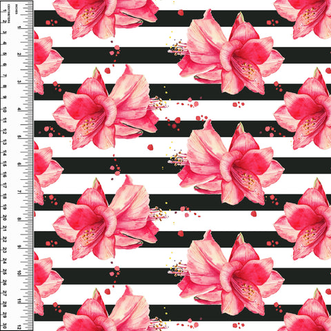 PREORDER Hibiscus Stripe