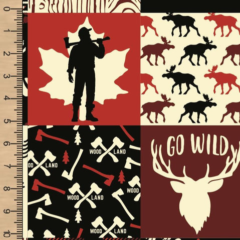 Remnant Lumber Quilt Large 22" Athletic