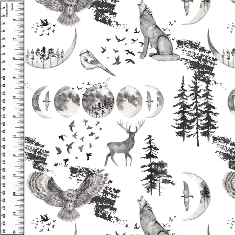 Moon Stage Forest Cotton French Terry