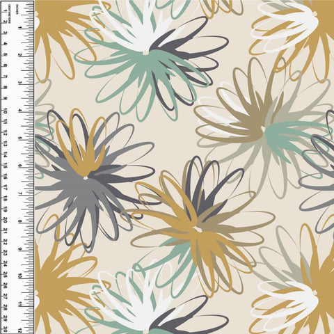 PREORDER Muted Floral Whirls