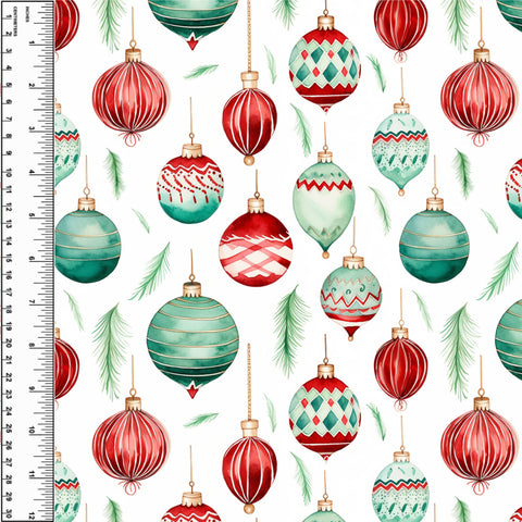 **NEW** PREORDER Ornaments Red Green *Holiday*