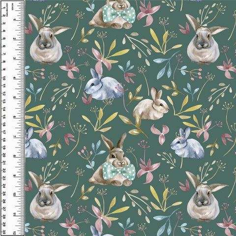 PREORDER Painted Bunnies Green