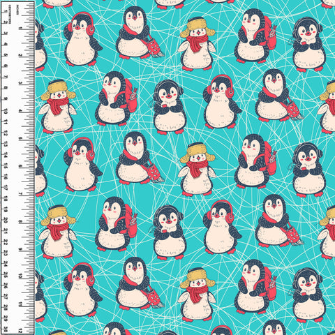PREORDER Penguin Pals Turquoise *Holiday*