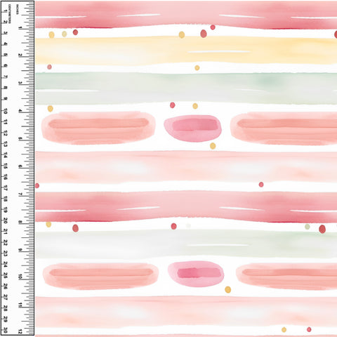 PREORDER Petit Bisous Stripes Dots Pink