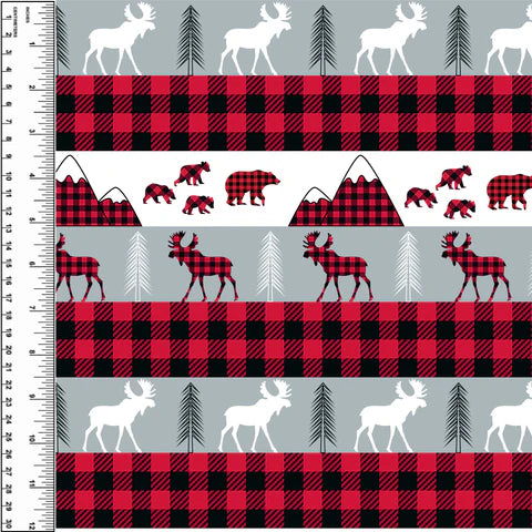 Remnant Plaid Forest 19” Cotton French Terry