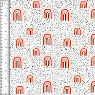 PREORDER Rainbow Dots Coral