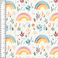 PREORDER Rainbow Floral Leaves