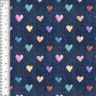 PREORDER Rainbow Hearts Denim Tatra