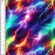 Rainbow Lightning Storm Board Short