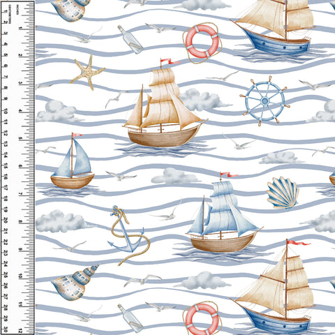 **NEW** PREORDER Sailboat Waves