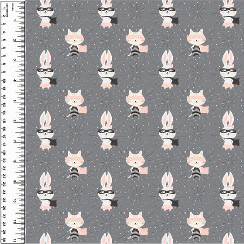 PREORDER Scandi Superhero Cat Bunny Small Scale