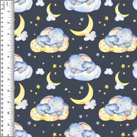 PREORDER Sleepy Elephant Moon Yellow