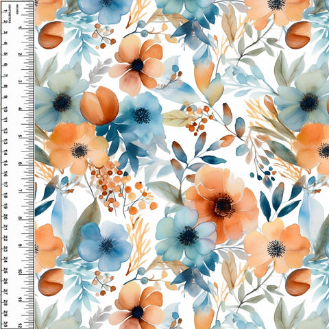 PREORDER Spring Boho Flowers on White