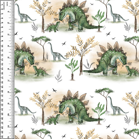 PREORDER Stegosaurus Family White
