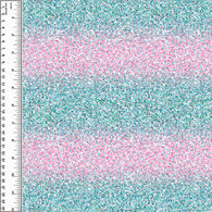 PREORDER Summer Glitter Pink Cyan Stripe