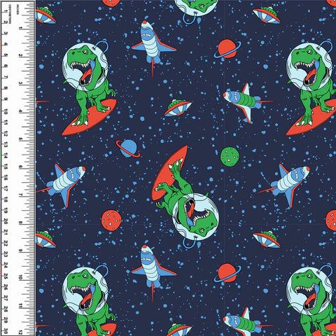 Surfing Dinosaur Space Board Short
