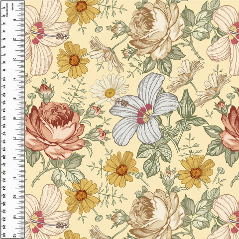 PREORDER Vintage Floral Yellow