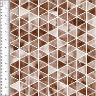 PREORDER Watercolour Triangles Brown