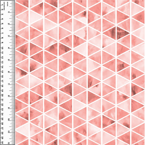 PREORDER Watercolour Triangles Dusty Rose