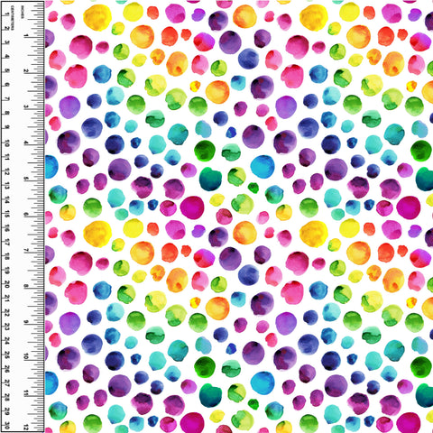 PREORDER Watercolour Rainbow Spots